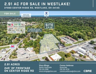 Plus de détails pour 27060 Center Ridge Rd, Westlake, OH - Terrain à vendre