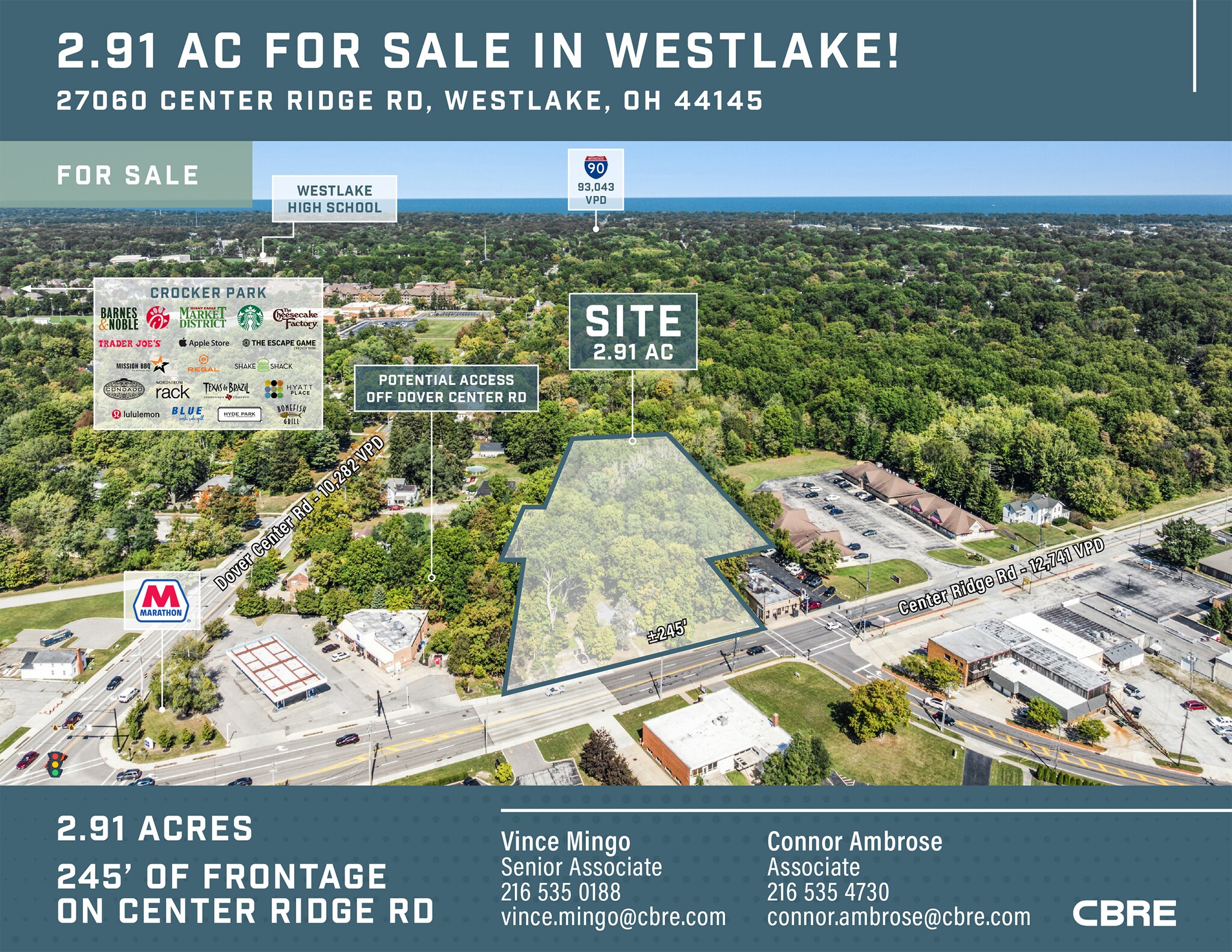 27060 Center Ridge Rd, Westlake, OH à vendre Aérien– Image 1 sur 6