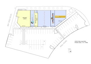 1520 W Bay Area Blvd, Friendswood, TX à louer Plan de site– Image 1 sur 1