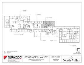 30500 Northwestern Hwy, Farmington Hills, MI à louer Plan d’étage– Image 2 sur 2