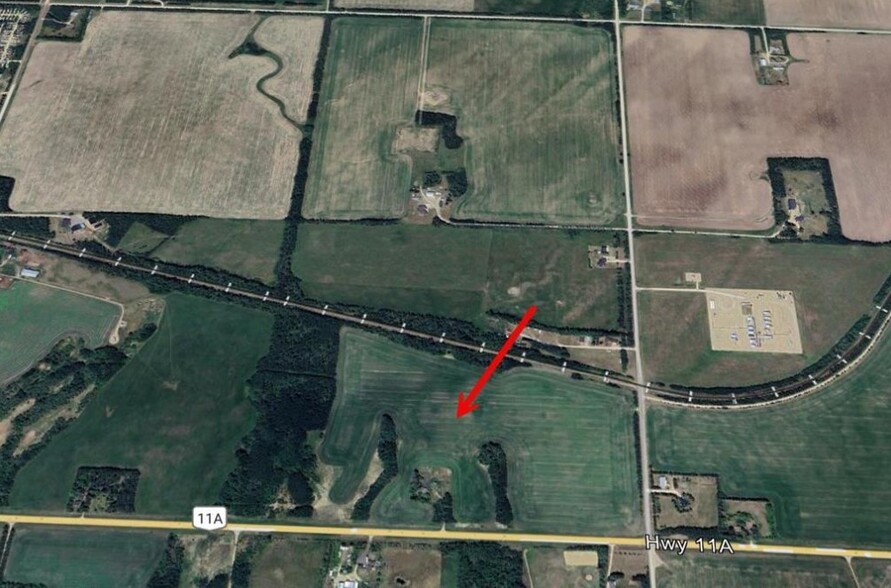 1120 Highway 11A, Sylvan Lake, AB à vendre - Aérien – Image 3 sur 5