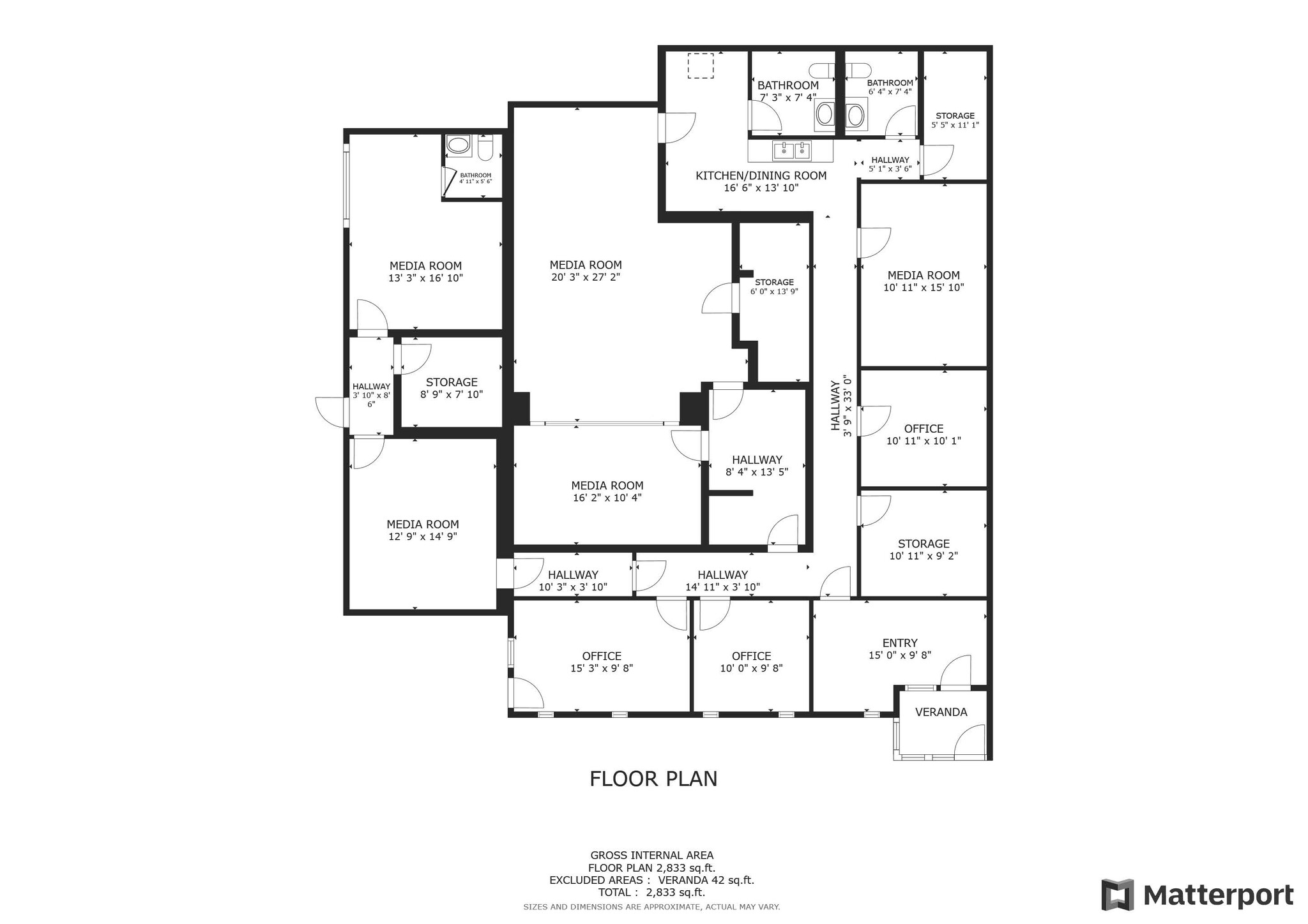 10800 Ventura Blvd, Studio City, CA à louer Plan d’étage– Image 1 sur 1