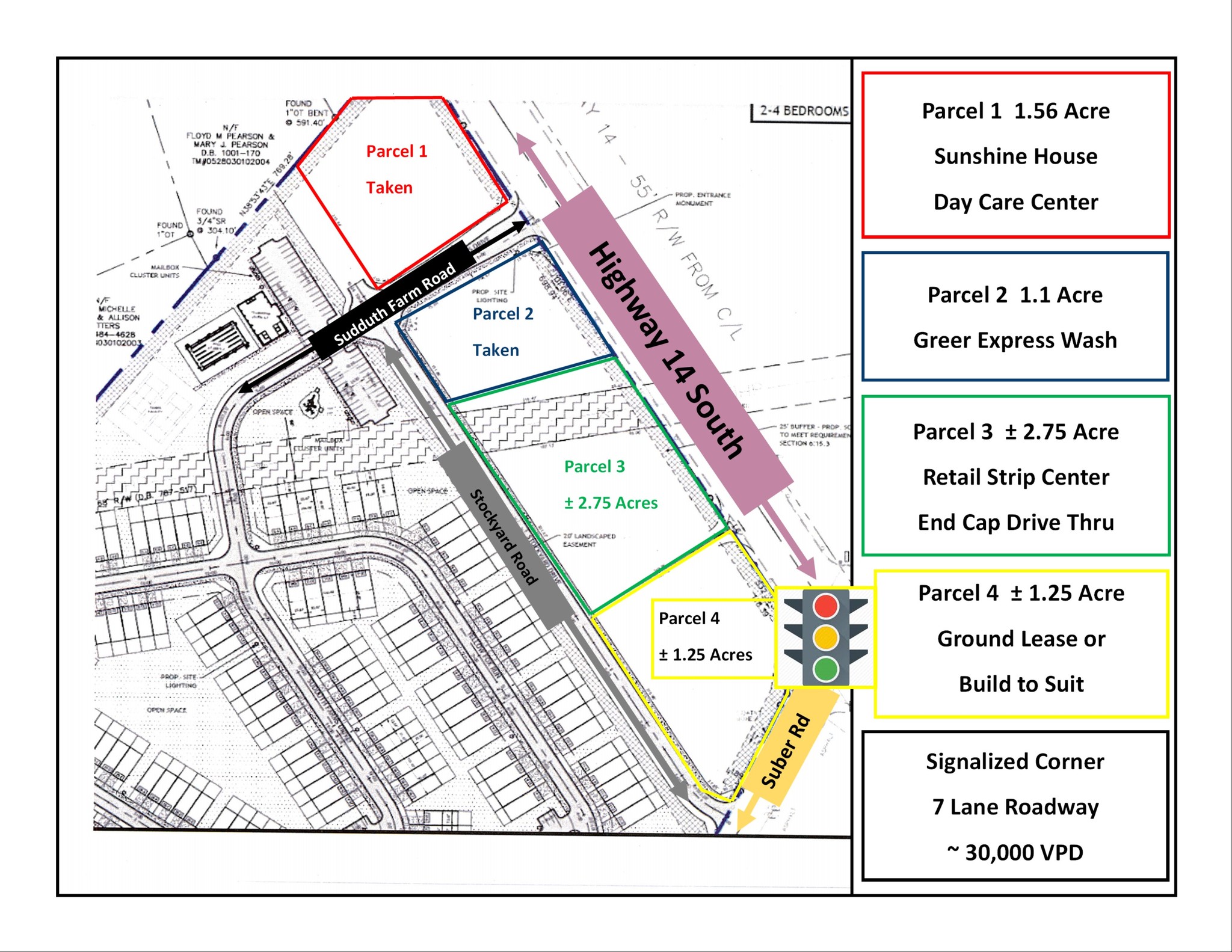 1670 S Highway 14, Greer, SC à louer Plan de site– Image 1 sur 2