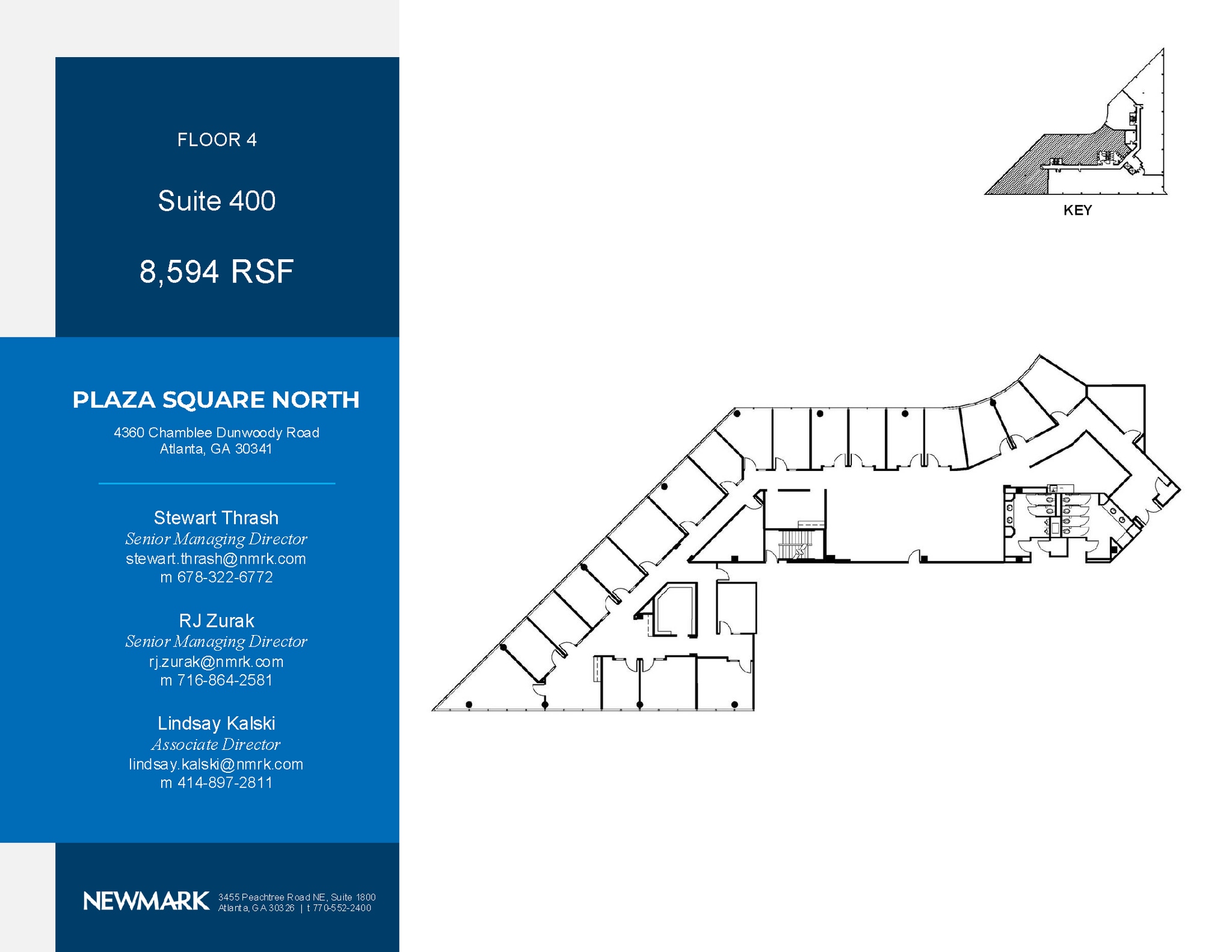 4360 Chamblee Dunwoody Rd, Atlanta, GA à louer Plan d’étage– Image 1 sur 2