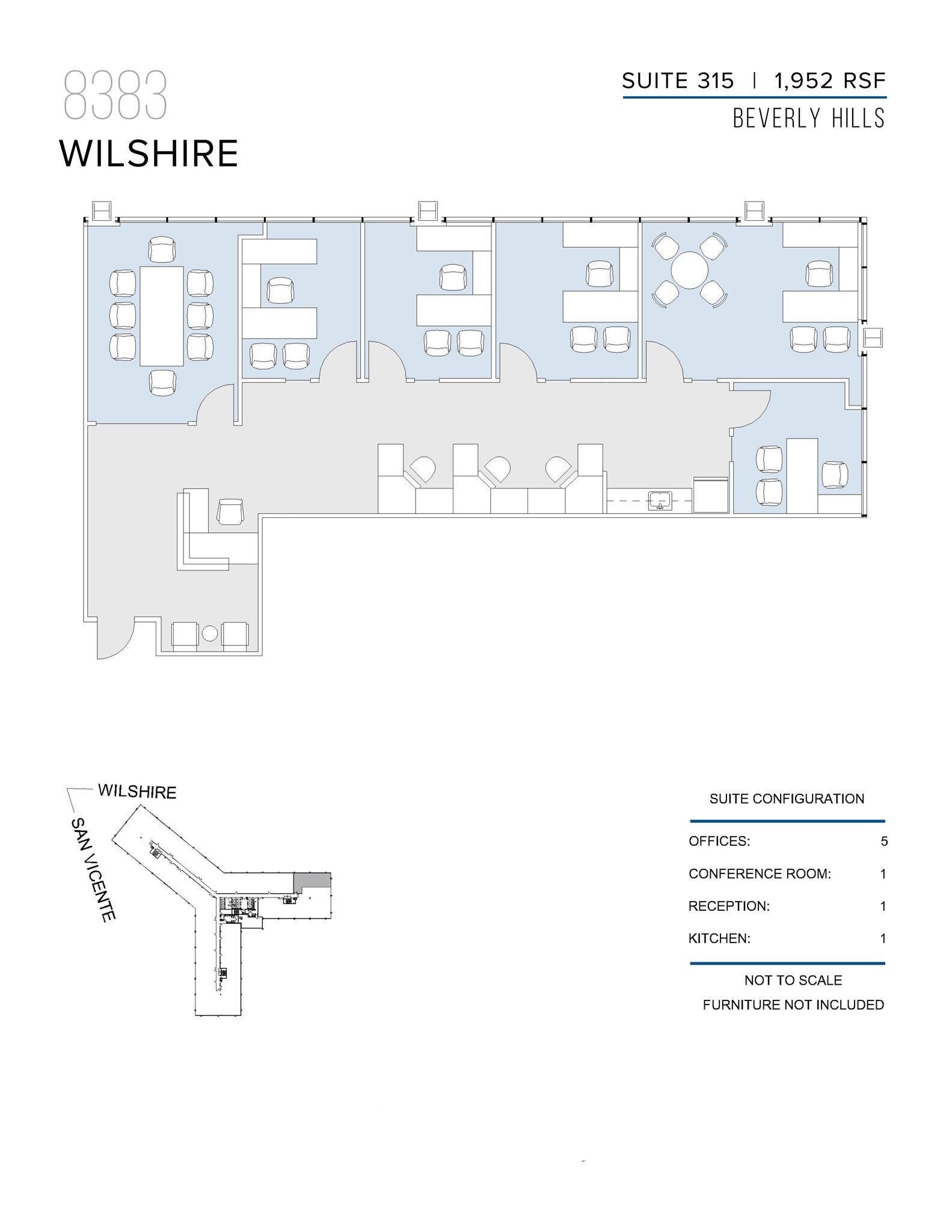 8383 Wilshire Blvd, Beverly Hills, CA à louer Plan de site– Image 1 sur 16
