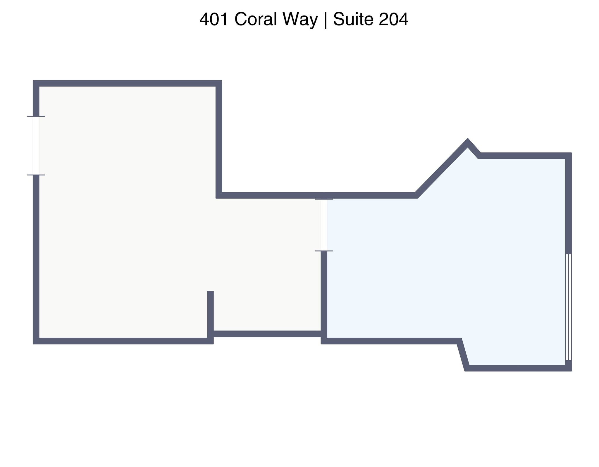 401 Coral Way, Coral Gables, FL à louer Plan de site– Image 1 sur 1