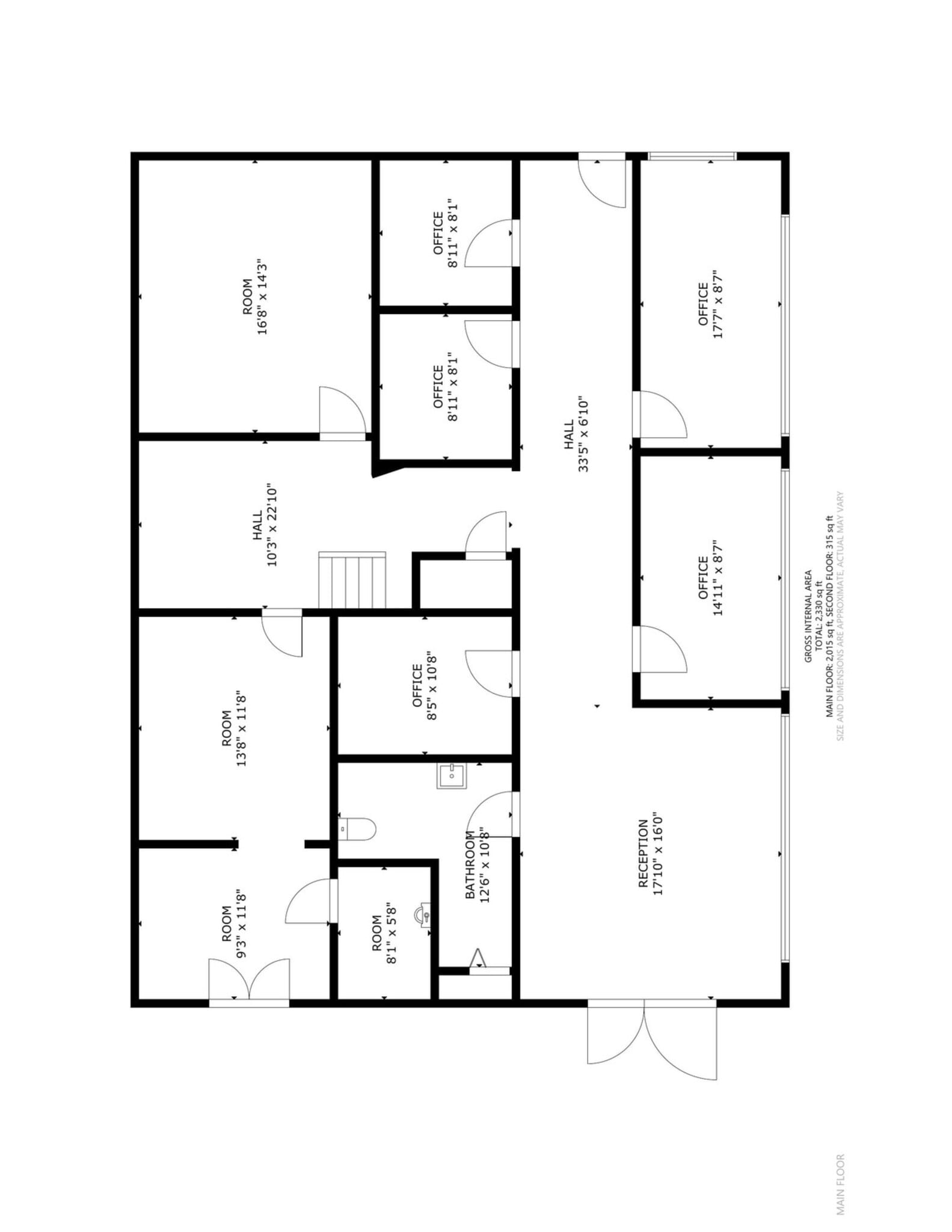 208 College Ave, Waterville, ME à louer Plan de site– Image 1 sur 2