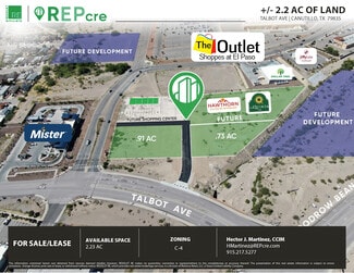 Plus de détails pour Talbot & I-10, Canutillo, TX - Terrain à vendre