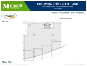 8830 Stanford Blvd, Columbia, MD à louer Plan d’étage– Image 1 sur 1