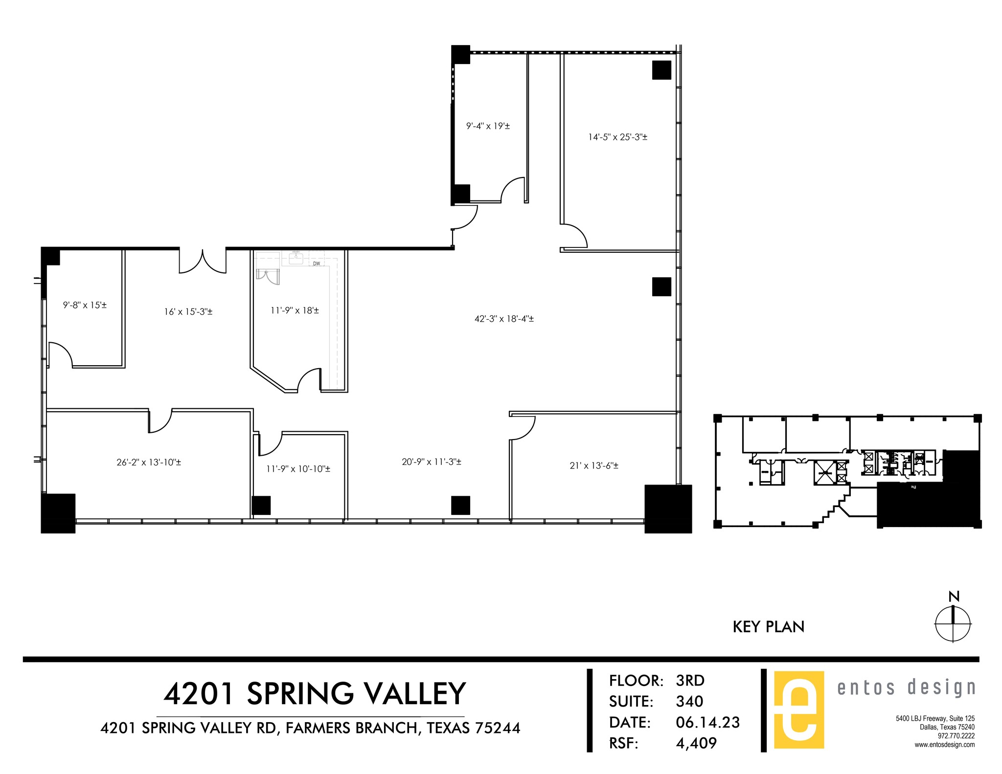 4201 Spring Valley Rd, Dallas, TX à louer Plan de site– Image 1 sur 1