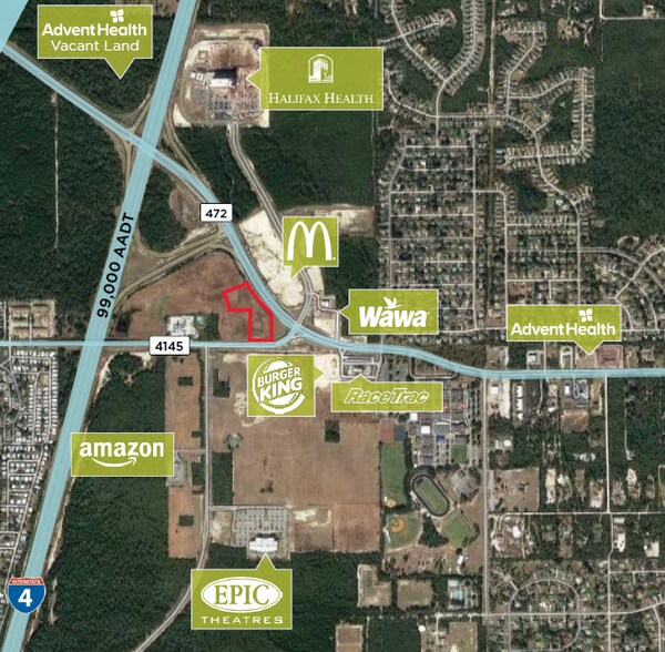 Howland Blvd & E Graves Ave, Deltona, FL à vendre - Photo de l’immeuble – Image 2 sur 4