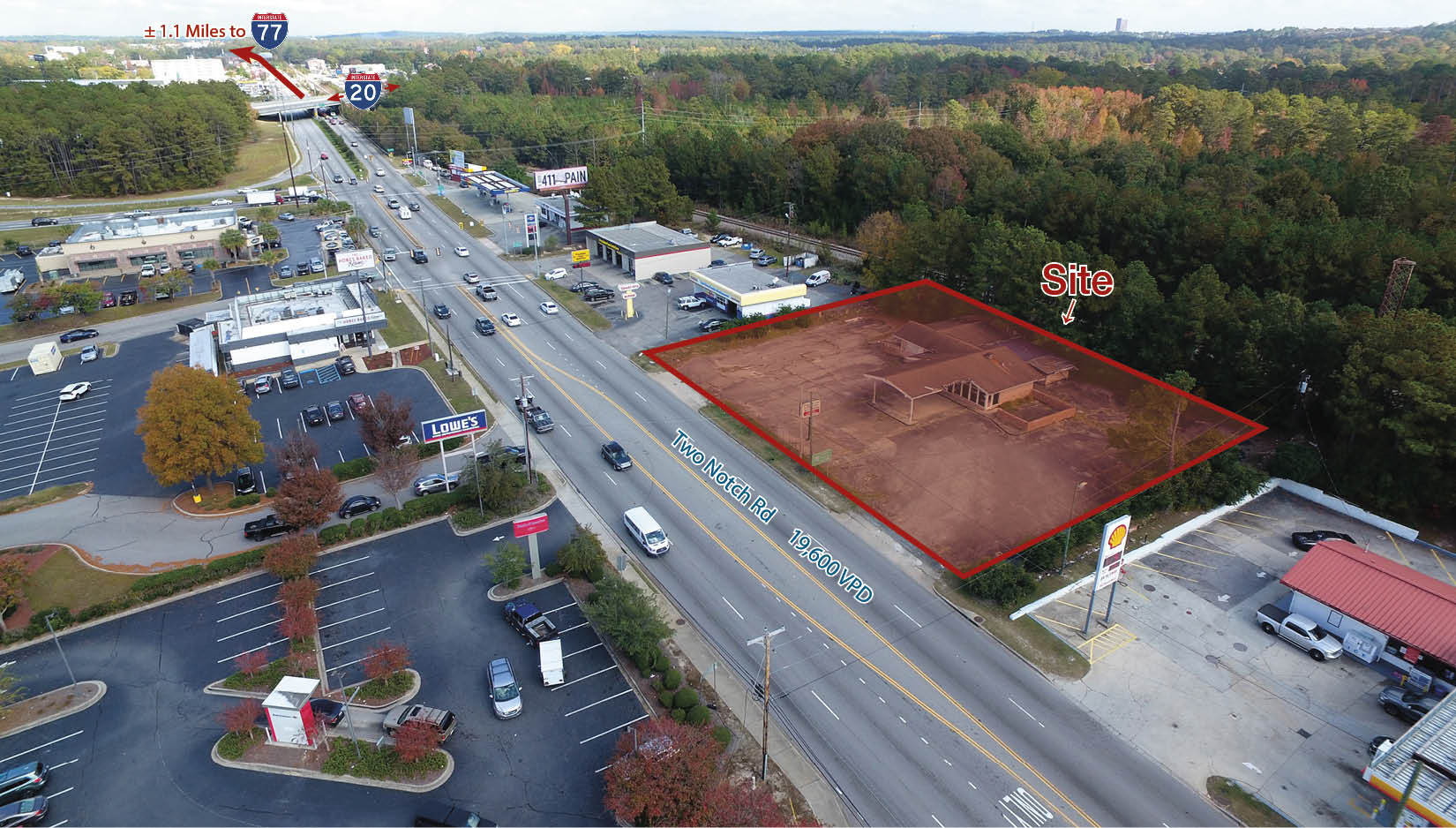 7450 Two Notch Rd, Columbia, SC à louer Photo de l’immeuble– Image 1 sur 2