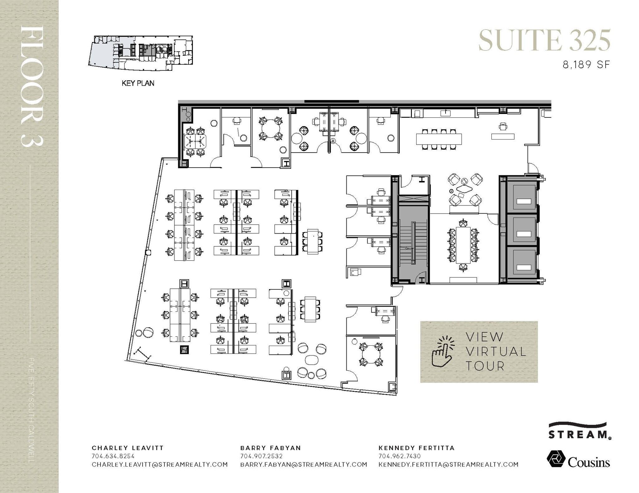 550 S Caldwell St, Charlotte, NC à louer Plan d’étage– Image 1 sur 1