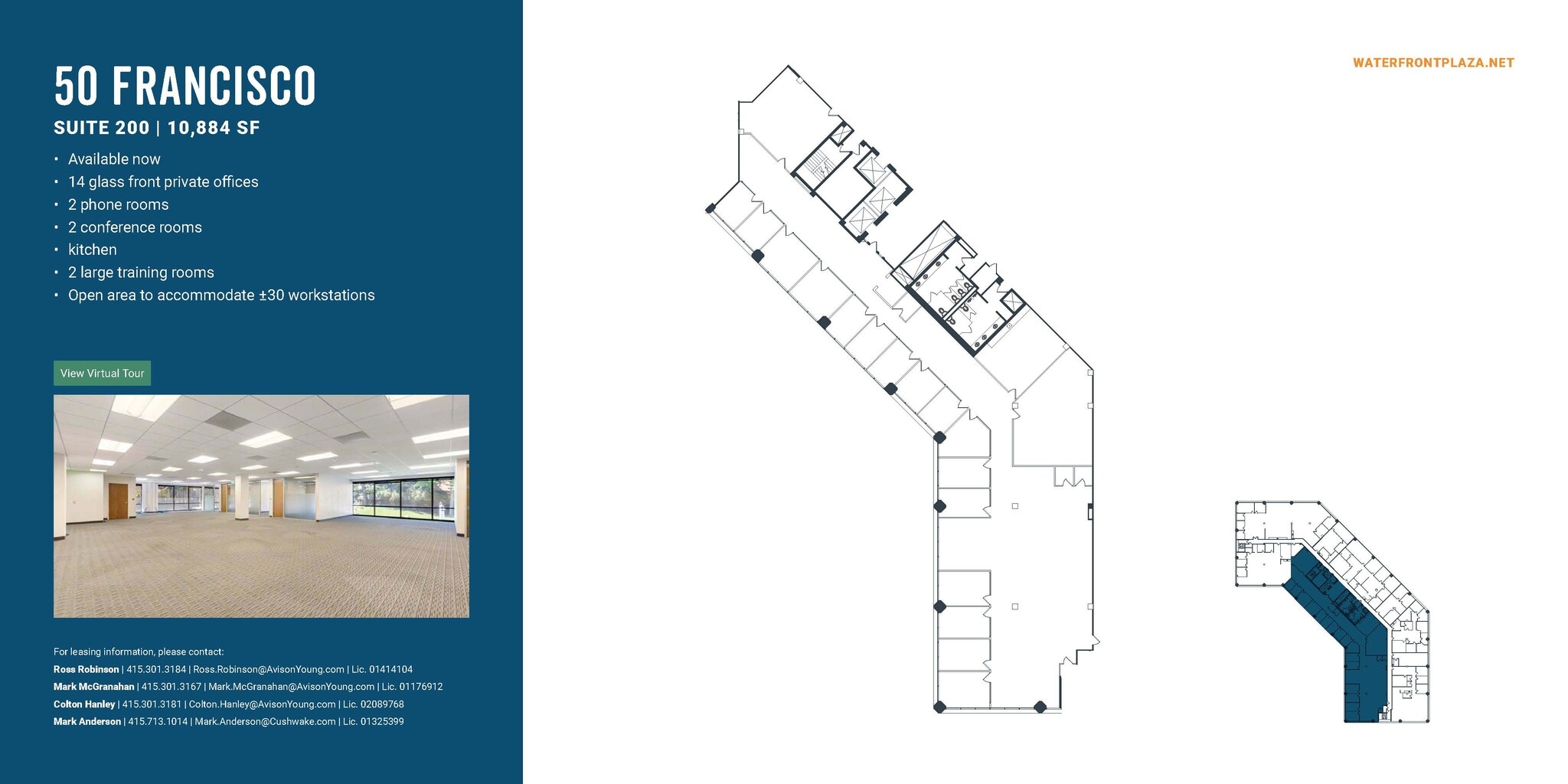 50 Francisco St, San Francisco, CA à louer Plan d’étage– Image 1 sur 3