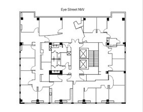 1444 I St NW, Washington, DC à louer Plan d’étage– Image 1 sur 1