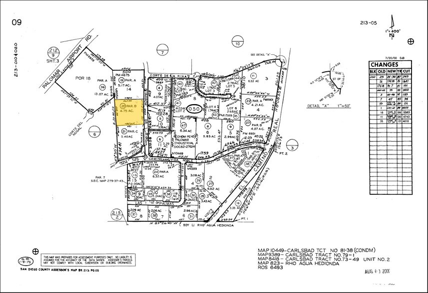 6241 Yarrow Dr, Carlsbad, CA à louer - Plan cadastral – Image 2 sur 8