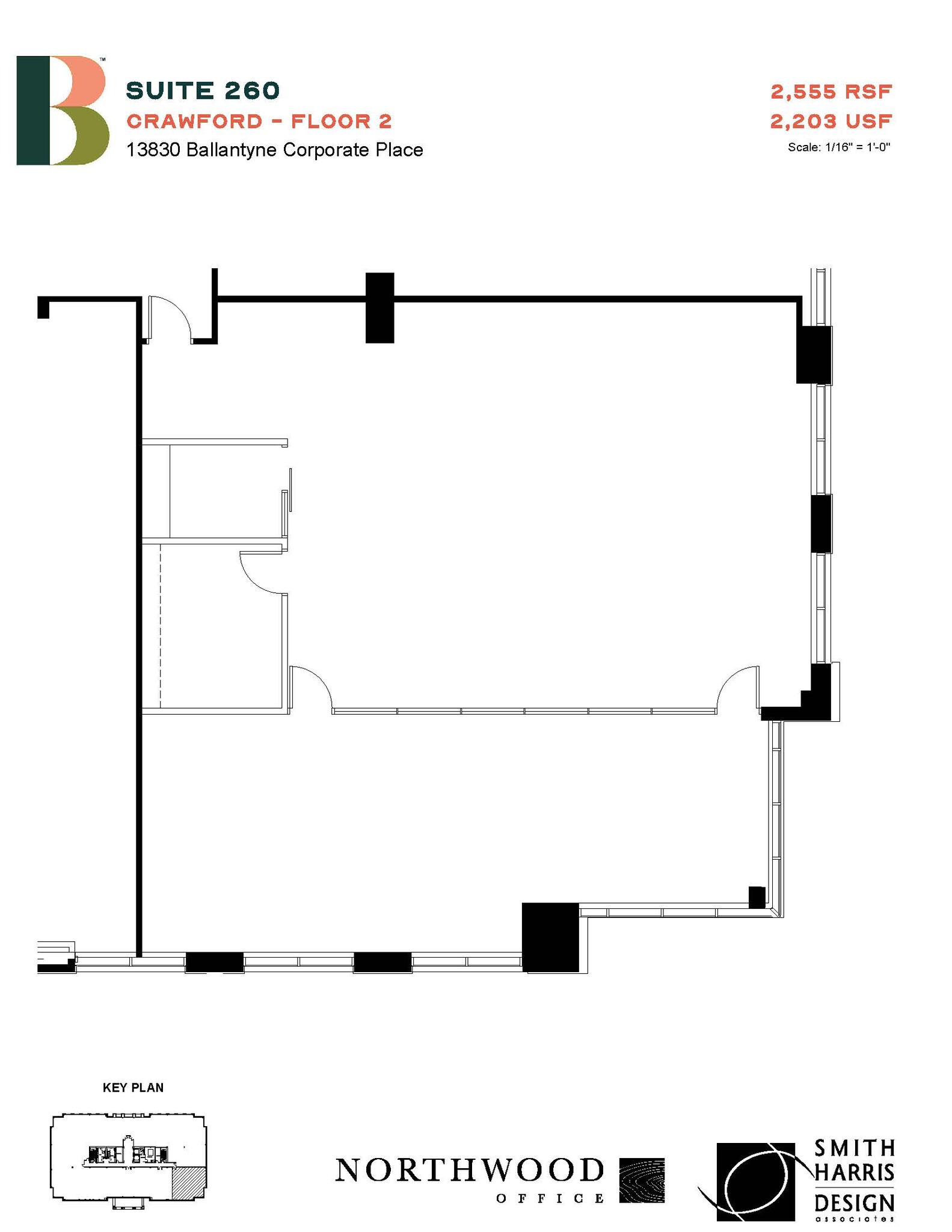 13830 Ballantyne Corporate Pl, Charlotte, NC à louer Plan d’étage– Image 1 sur 1