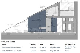 4025-4039 S Western Blvd, Chicago, IL à vendre Plan d’étage– Image 1 sur 1