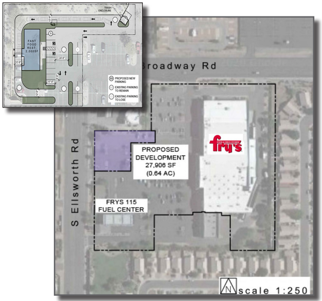 435-439 S Ellsworth Rd, Mesa, AZ à louer - Plan de site – Image 2 sur 2