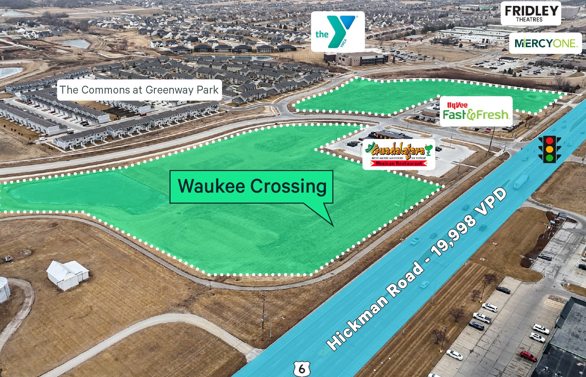 245 W Hickman Rd, Waukee, IA à vendre Aérien– Image 1 sur 2