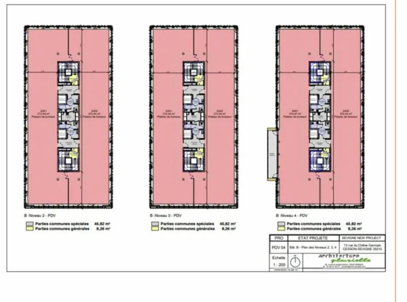 Bureau dans Cesson-Sévigné à vendre - Plan d’étage – Image 2 sur 2
