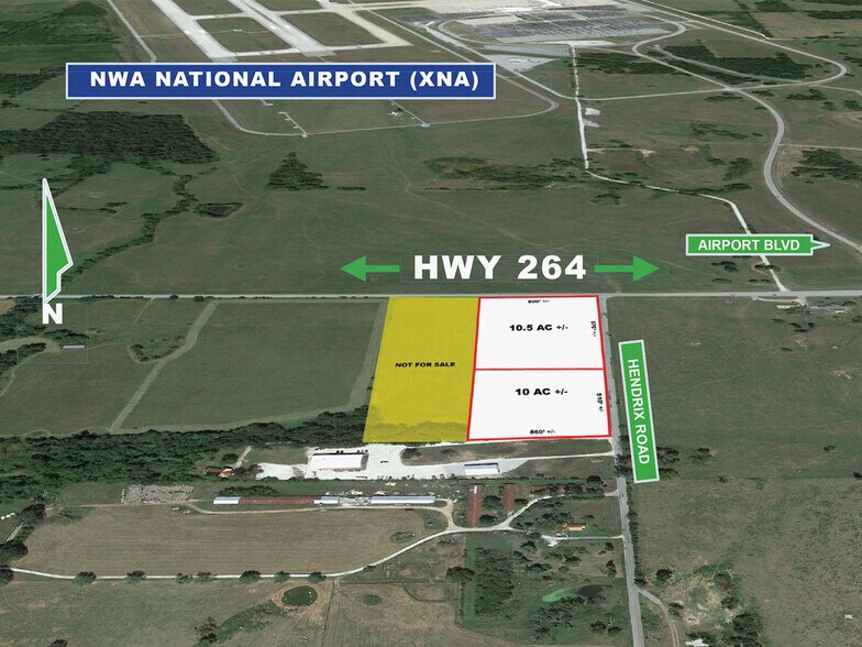 Hwy 264 & Hendrix Rd, Bentonville, AR à vendre - Aérien – Image 1 sur 1