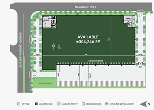 26871 San Bernardino Ave, Redlands, CA à louer Plan de site– Image 1 sur 3