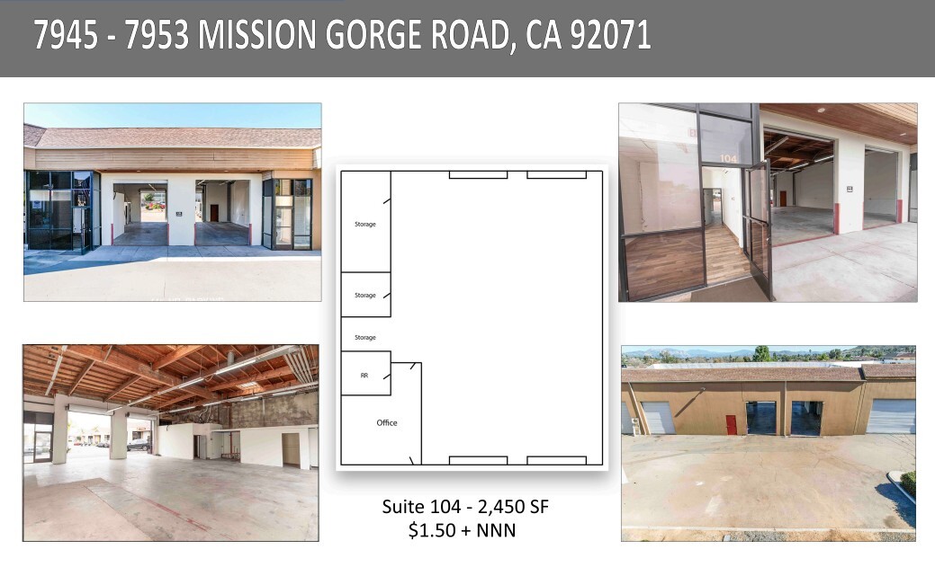 7945 Mission Gorge Rd, Santee, CA à louer Photo intérieure– Image 1 sur 1