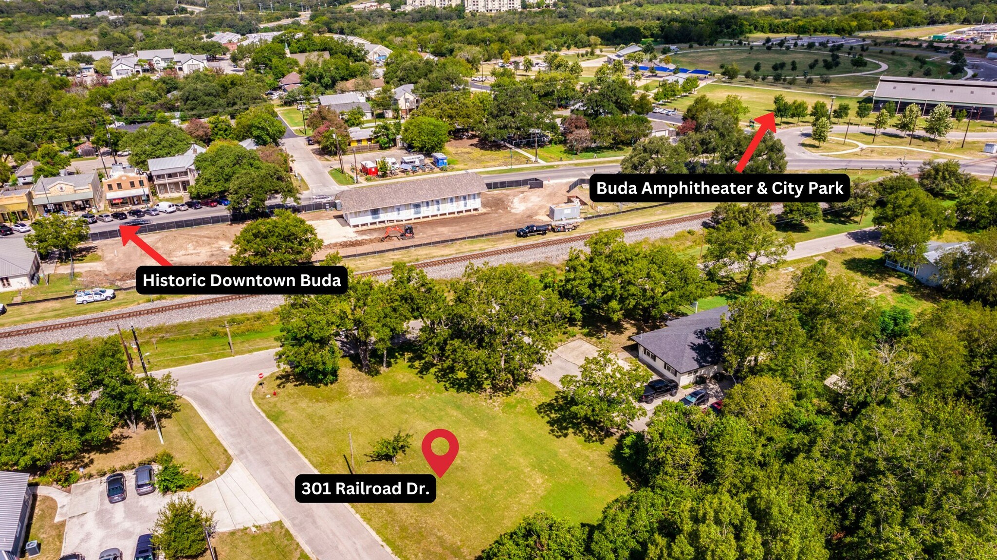 301 Railroad St., Buda, TX à vendre Aérien– Image 1 sur 20