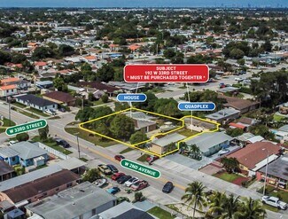 Plus de détails pour 192 W 33rd St, Hialeah, FL - Logement à vendre