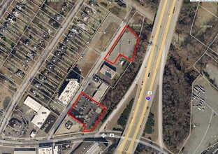 1230 W Morehead St, Charlotte, NC - VUE AÉRIENNE  vue de carte