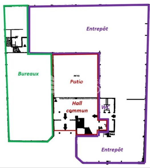 Local d’activités dans Les Ulis à louer - Plan d’étage – Image 2 sur 4