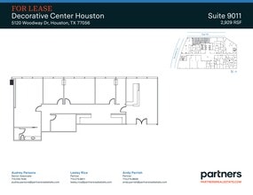 5120 Woodway Dr, Houston, TX à louer Plan de site– Image 1 sur 1
