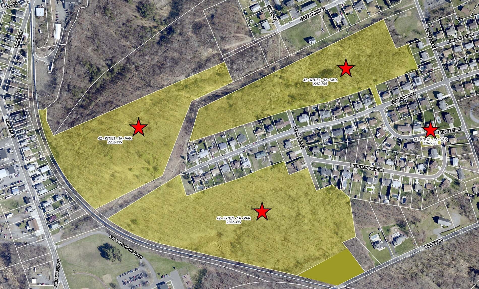 Lincoln Avenue and Kelfield, Nanticoke, PA à vendre Aérien– Image 1 sur 2