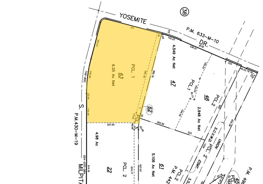 746-876 S Milpitas Blvd, Milpitas, CA à louer - Plan cadastral – Image 2 sur 12