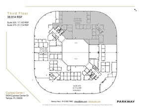 5404 Cypress Center Dr, Tampa, FL à louer Plan d’étage– Image 2 sur 3