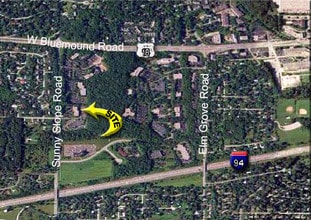 150 N Sunny Slope Rd, Brookfield, WI - VUE AÉRIENNE  vue de carte