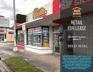 Plus de détails pour 1001-1011 SW 27th Ave, Miami, FL - Local commercial à louer