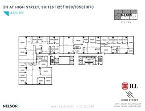 211 Perimeter Center Pky NE, Atlanta, GA à louer Plan d’étage– Image 1 sur 2