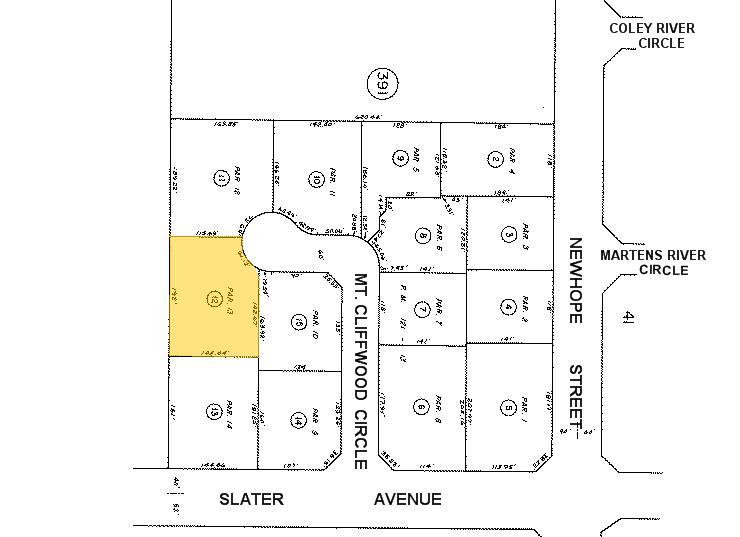 17391 Mount Cliffwood Cir, Fountain Valley, CA à louer - Plan cadastral – Image 1 sur 10