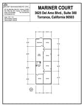 3625 Del Amo Blvd, Torrance, CA à louer Plan d’étage– Image 2 sur 2