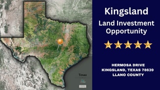 Plus de détails pour Hermosa Dr, Kingsland, TX - Terrain à vendre