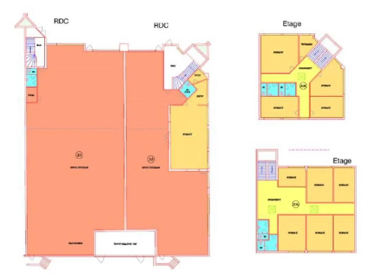 Local d’activités dans Le Blanc-Mesnil à louer Plan d’étage– Image 1 sur 8