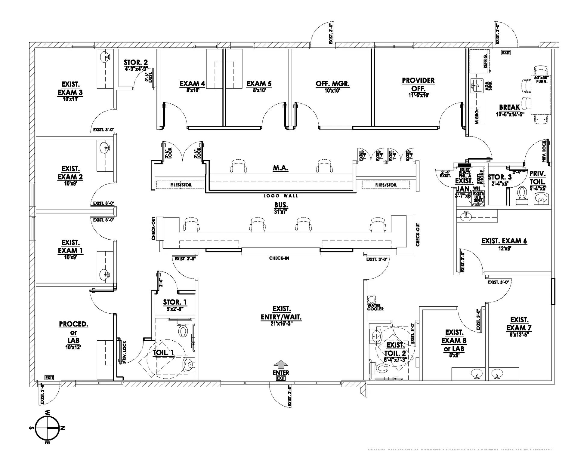 8618 N 35th Ave, Phoenix, AZ à louer Plan d’étage– Image 1 sur 14