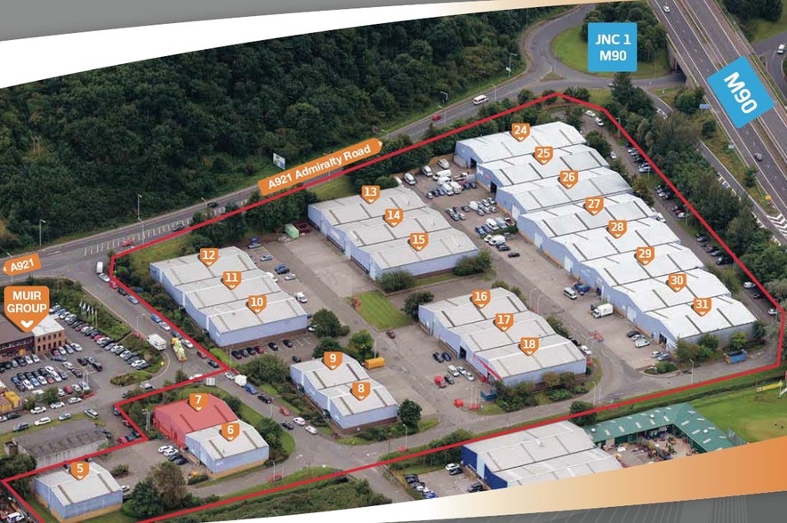 Belleknowes Industrial Est, Inverkeithing à louer - Plan de site – Image 3 sur 13