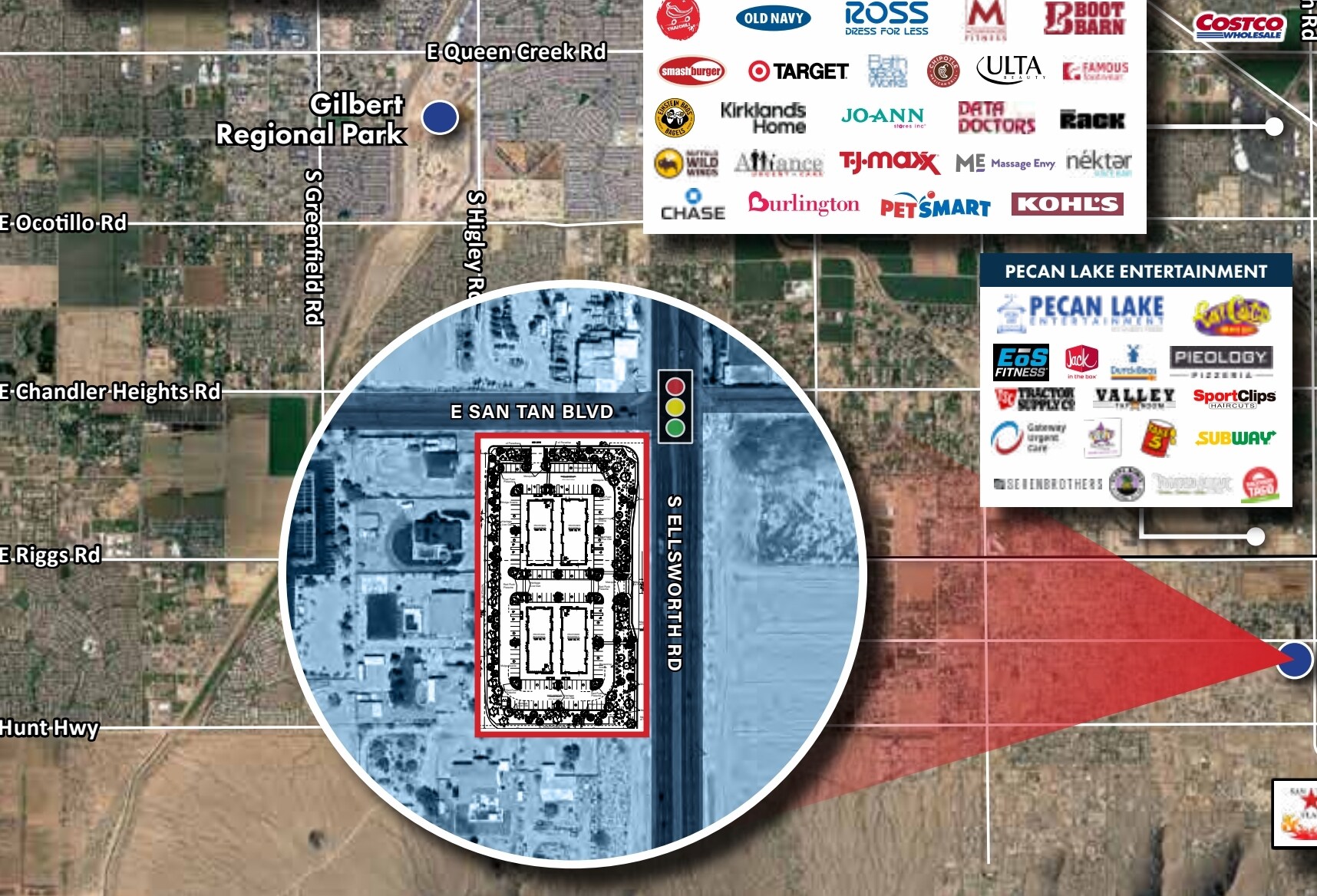 26026 S Ellsworth Rd, Queen Creek, AZ à vendre Photo de l’immeuble– Image 1 sur 5