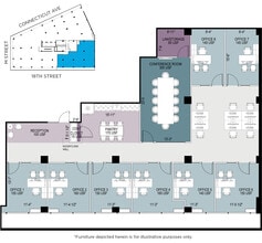 1150 Connecticut Ave NW, Washington, DC à louer Plan d’étage– Image 1 sur 1