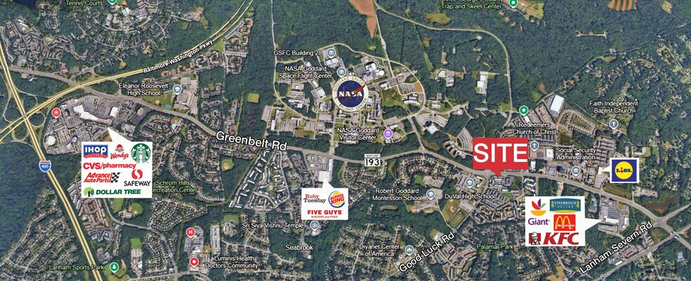 9821 Greenbelt Rd, Lanham Seabrook, MD à vendre - Photo de l’immeuble – Image 2 sur 3