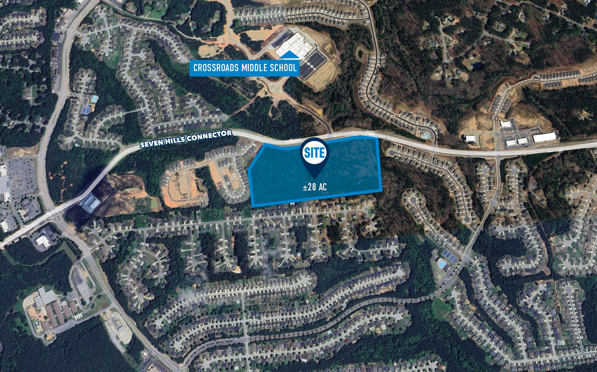 Seven Hills Connector, Dallas, GA à vendre Aérien– Image 1 sur 2