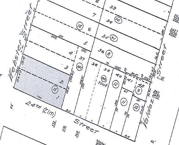 2400 Webster St, Oakland, CA à louer - Plan cadastral – Image 2 sur 7